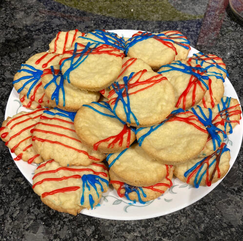 fourth of july sugar cookies